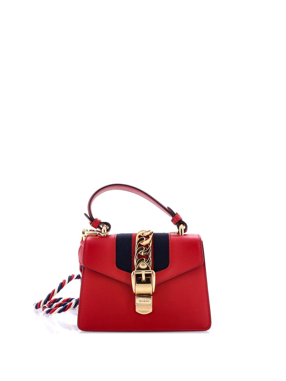 Gucci Sylvie Top Handle Bag Leather #366173G98B